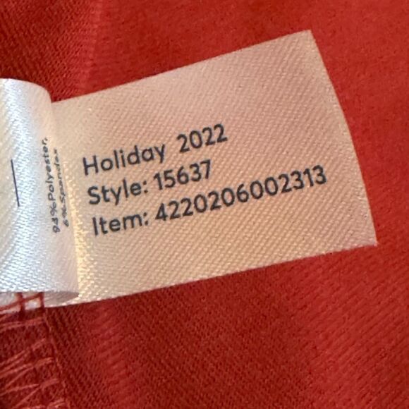 Marine Layer Viola Velour Wrap Dress - Red Dhalia XS - Picture 6 of 7